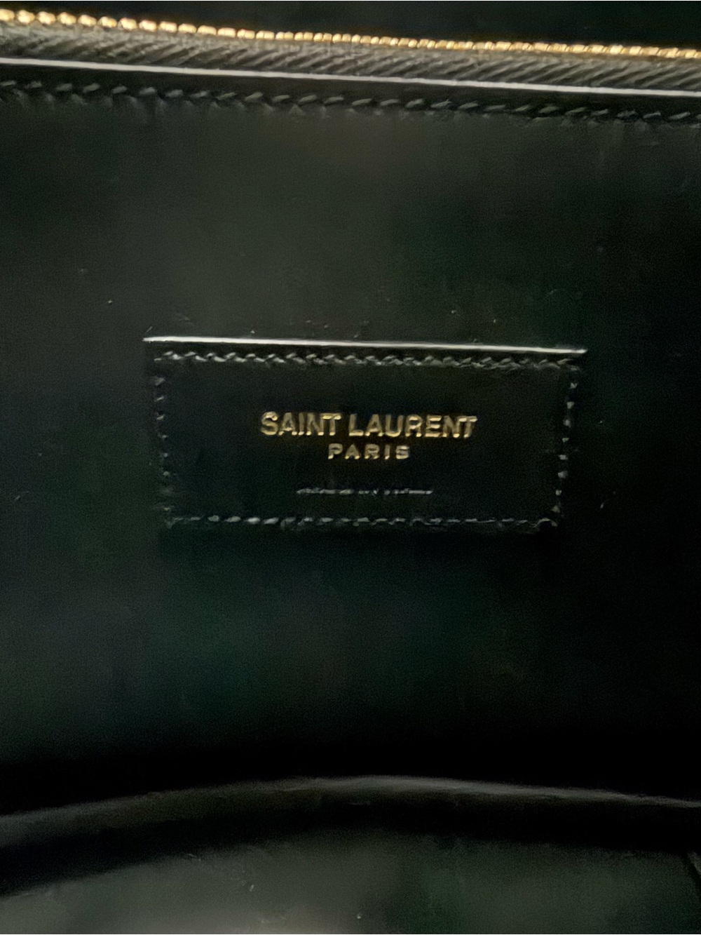 Saint Laurent Black Le A 5 7 Supple Hobo Small With Zoomoni Organizer - BNIB - Picture 14 of 16